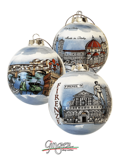 "Exclusive News" Christmas Ornaments - Florence Girotondo - 60 mm (2,36") and 80 mm (3,15")