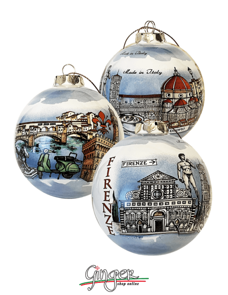 "Exclusive News" Christmas Ornaments - Florence Girotondo - 60 mm (2,36") and 80 mm (3,15")