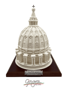 "Novità" - la Cupola di San Pietro in Vaticano - h 20 cm con base legno
